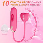 G-Spot Vibrator Sex Toys For Women - 3 In 1 Clitoris Sex Stimulator Female Adult Toys For Nipple Anal Vagina With 10 Vibrating & 10 Tapping Modes, Silicone Dildos Sex Toys & Games For Women Pleasure