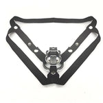 Chastity Belt Male Three-Way Auxiliary Belts Device Accessory Strap Cage Testicle Ring Bondage Restraints Sex Furniture Toys For Men (Three-Way Belt)