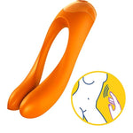 Candy Cane Vibrator Sex Toy | Adult Toys For Women | Best Couple Vibrator | Vibrating Sexual Pleasure Device | Stimulation Vibrators | Female Wellness Tools | Woman Pleasure Sextoy (Orange)