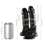 Realistic Double Dildo For G-Spot Stimulation,8 Inch Realistic Dildos With Suction Cup For Hands-Free Anal Play,Flexible Double Sided Dildo Adult Sex Toys For Women Men Couples