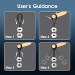 12Oz Metal Penis Stretcher Devices- Adjustable Penis Physical Exercise Tools, Penis Enlarger Sex Toy For Men,Penis Extender Toys For Male (M:2Pcs Ball)