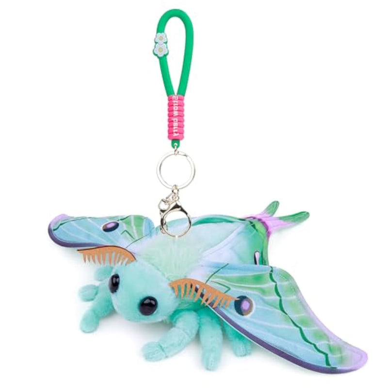 Little Luna Moth Plush Toy - Realistic Luna Moths Stuffed Animal Keychain Toys, Cute Plushie Figure As Gift For Your Friends