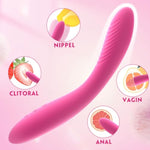 Rabbit Vibrator Dildo Sex Toy – 3 In 1 G Spot Vibrator Sex Toys Clitoral Stimulator With 10 Vibration 5 Sucking Mode, Heating Sucking Vibrators Adult Sex Toy For Women And Couple