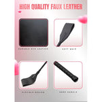 Sex Whip 18" Black Flogger 27" Bdsm Starter Kit Floggers And Paddles And Whips Sex