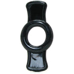 Doc Johnson Titanmen - 4 C-Ring Set - Helps Create Firmer and Thicker Erections - Side Tabs for Easy Removal and Adjustment - Black