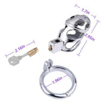 Breathable Smooth Metal Cock Cage Male Chastity Cage For Long-Term Wear And Daily Use Chastity Device For Men Adult Abstinence Sex Toys For Penis Bondage Restraint