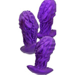 Anal Plug Monster Dildo With Safe Curved Base - Purple Silicone Octopus Butt Plug - 3.93 X 1.85 Inch Fantasy Prostate Sex Toy For Women Men Masturbation