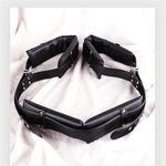 Leather Sponge Thigh Restraints Thigh Suspenders Adjustable Sex Sling Open Leg Straps Positioning Aid Bdsm Game Accessories Sex Toys For Couples