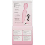 Inspire Vibrating Ultimate Wand - Waterproof Sex Toys For Couples - Rechargeable Body Massager - Adult Multi-Function Vibe – Pink