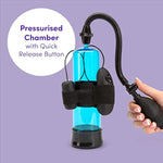 Pumped Up 7 Function Vibrating Male Pump - Soft Plastic - Latex & Phthalate Free