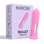 Bullet Vibrator For Women, Quiet Mini Vibrator, Body Safe Silicone, Waterproof, Usb Rechargeable, Ladies Personal G Spot Adult Sex Toy Massager, 10 Strong Vibration Settings - (Pink)