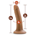 Blush Adult Sex Toys - Dr. Skin - 5.5" Small Realistic Dildo With Suction Cup - Soft Strap On Penis For Pegging Anal G Spot & Vaginal Pleasure - Sculpted Adult Toys For Women Men & Couples - Mocha