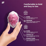 Air Pulse Suction Clitoral Stimulation Vibrator for Women - Cloud Dancer Adult Toy with 11 Pressure Wave Patterns and 12 Vibration Programs