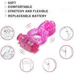 Male Vibrating Cock Rings With Pellet Clitoral Stimulator, Vibrating Penis Ring Adults Sex Toys For Men Delay Ejaculation Enhance Women Sexual Pleasure