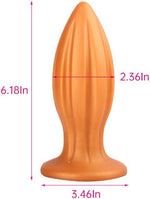 Liquid Silicone Anal Plug - Ultra Soft, Big Butt Plug, Prostate Massage, Advanced, Size S