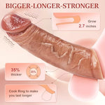 Penis Extender Cock Sleeve Vibrator,App And Remote Control Penis Sleeve Men-Sex-Toys,For Male Penis Enlargement,Thickening And Lasting,9 Vibration Modes And 4 Ways To Play