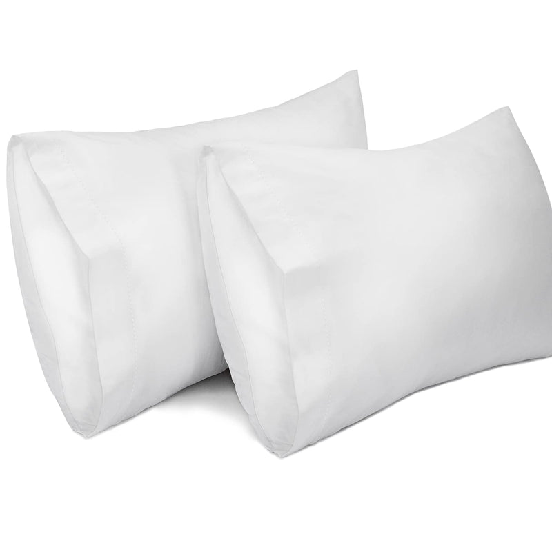 Lirex 2 Pack Pillow Cases, 100% Cotton 400 Thread Breathable Pillowcases Pillo