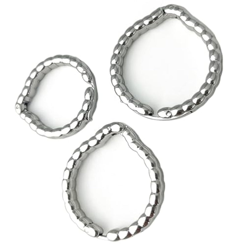 Adjustable Penis Ring Scrotum Pendant With Pull Bead Design, Metal Cock Ring Testicles Sm Sex Toy For Men Chastity Bondage