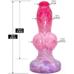 Silicone Wolf Dildo With Knot, Thick Anal Dildo Strong Suction Cup, Anal Sex Toy Plug, Fantasy G Spot Dragon Penis Adult Sex Toy For Women