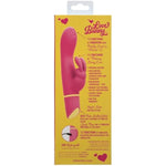 Love Bunny Vibrating “G” Bunny Waterproof Silicone Rechargeable G-Spot Rabbit Vibrator Pink - Se-0619-50-3
