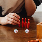 Chinese Traditional Fish Crab Prawn Game Dice, 6Pcs Adult Dice Game Chinese New Year Traditional Game, Fish Prawn Shrimp Crab Chicken Coins Calabash Paper Game Dice