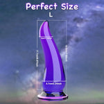 Silicone Anal Dildo, Realistic Dildo With Strong Suction Cup For Hands-Free Play,Flexible Dildos Adult Sex Toy For G-Spot Compatible With Strap On Dildo Harness (7.8 Inches)