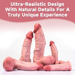 Realistic Dildo Sex Toys Silicone Dildos,Used For G-Spot And Anal Stimulation,Strong Suction Cup For Hands-Free Play,Adult Penis Sex Toys For Women Men Couples (D111S)