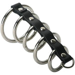 Gates Of Hell Male Chastity Device, 7 Rings