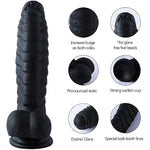 8.66 Inch Realistic Huge Silicone Dildo For Women? Big Dildo With Strong -Suction Cup?Adullt Toys For Women Pleasure Dildo ?Dildo For Men (8.66 Black)