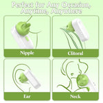 Mini Bullet Vibrator Adult Sex Toys For Women - 3In1 Sex Toy Nipple Finger Vibrator, Earphone-Style Box Clit Flirting Stimulator Massager, 2 Silicone Heads G Spot Vibrators, Adult Sex Toys & Games