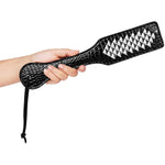 Studded Sm Spanking Paddle For Adults, 12.6In Faux Leather Rivet Sexual Paddles For Bdsm Set Toys