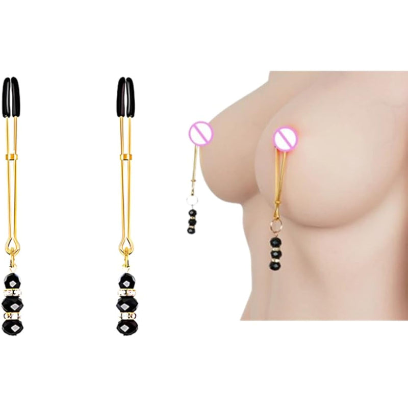 Nipple Sex Toys Adjustable Non Piercing Nipple Clamps Clips Set, The Pinch Nipple Clamps Nipple Clip Breast Clit Stimulation, Adult Toys For Women Female Sex Toys, Bdsm Sex Toys For Couple Pleasure