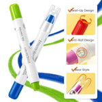 24 Colors Washable Twist Crayons for Toddlers and Kids Art Supplies