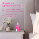 H2O + Sassy Variety 2-Pack – Water-Based Lube For Women, Men & Couples, Personal Lubricant Set, Non-Staining, Unscented, Unflavored, 8.5 Oz Ea