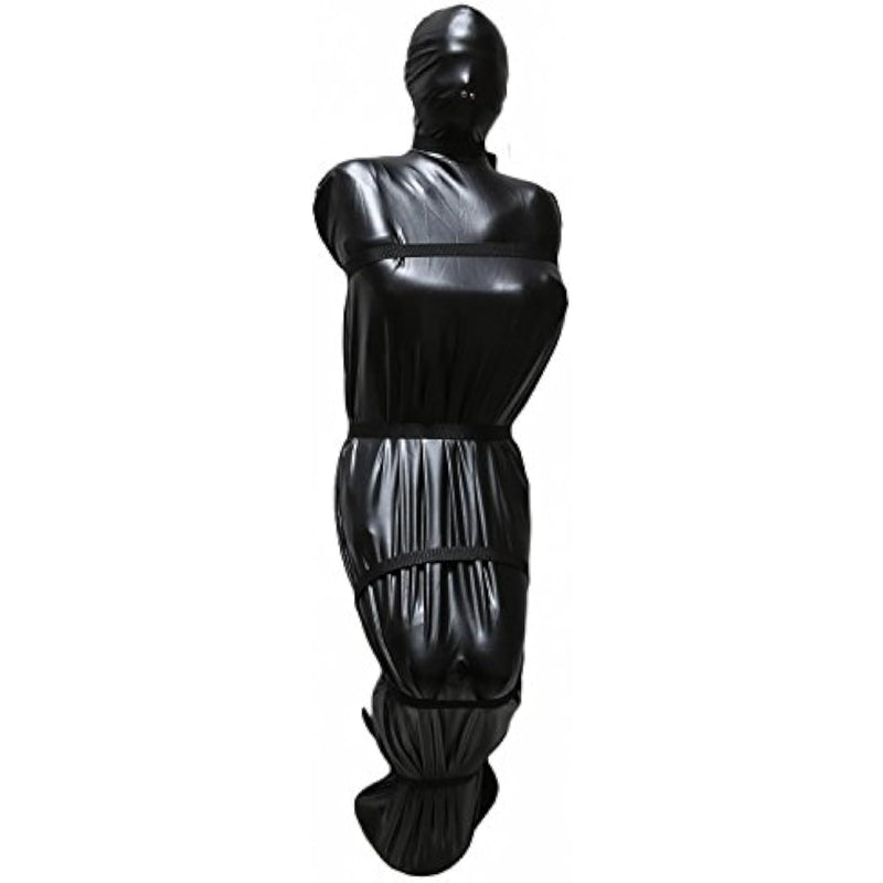 Binding Soft Leather Full Bodysuit Pajamas Jumpsuit Upscale Fetish Bondage Restraint Kit For Bedroom Sex Play - Bdsm Bondageromance Kit For Couples Restraint Training Toy(6 Fixed Tight Belts)