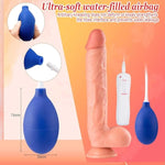 Realistic Ejaculating Dildo 10.2In Squirting Dildo With Strong Suction Cup For Hands-Free Play Suction Big Squirty G-Spot And Anal Prostate Play Sex Toys (Squirting(Battery Model))