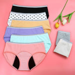 Teen Girls Period Underwear Leakproof Panties Menstrual Panty Cotton Kids Protective Briefs