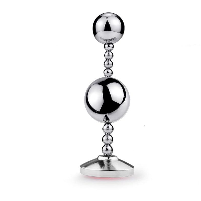 Sex Toy For Men Stainless Steel Anal Plug Shape Jewelry Butt Plug Trainer Set Anal Massager Women Unisex Gay Temperature Stimulation(B)