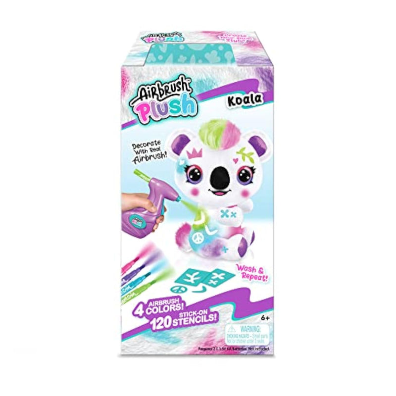 Personalize Your Own Large Koala Plush with Airbrush and Stencils