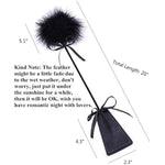 Feather Tickler And Leather Slapper Costume Accessory (Black)