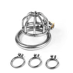 Metal Chastity Cage For Men Chasity Device Male Penis Cages For Adult Sexual Bdsm Cockcage Slave Punish - Bondage Sex Toys For Couples (Without Catheter)