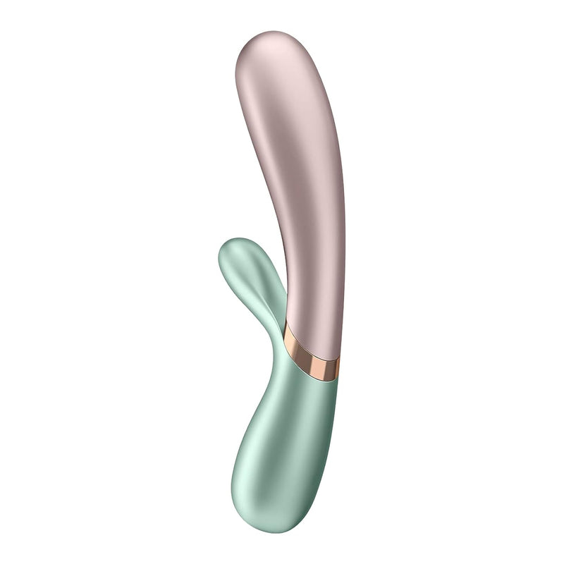 Hot Lover | Rabbit Vibrator | 2 Motors | Heat Function | 20 Cm | Waterproof (Ipx7) | Rechargeable Battery | Skin-Friendly Silicone