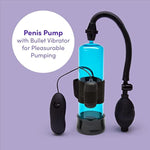 Pumped Up 7 Function Vibrating Male Pump - Soft Plastic - Latex & Phthalate Free