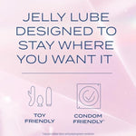 Jelly Lube, Personal Lubricant, Body Friendly Water-Based Formula, Safe For Anal Sex, Safe To Use With Latex Condoms, For Men, Women And Couples, 3X0.16 Fl Oz Sachets (Pack Of 1)