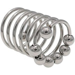 Stainless Steel Penis Ring Mace Penis Training Ring For Sex Toys Cock Ring 28 Mm