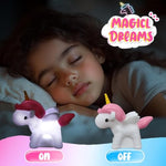 Unicorn Gifts For Girls, Glow In The Dark Blanket, Night Light Kit, Magical Unicorn Toys For Kids, Soft Blanket For Girls Ages 3 4 5 6 7 8 Years Old.