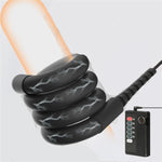 Electric Shock Bondage Masturbation Penis Ring Male Winding Exercise Cock Ring Electric Shock Trainer Sex Toy
