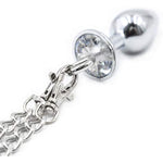 Anal Plug With Butt Plug Trainer Long Chain Handcuffs Stainless Steel Sm Bed Restraint Set Sex Toys +Fetish Blindfold Couple Flirt For Unisex
