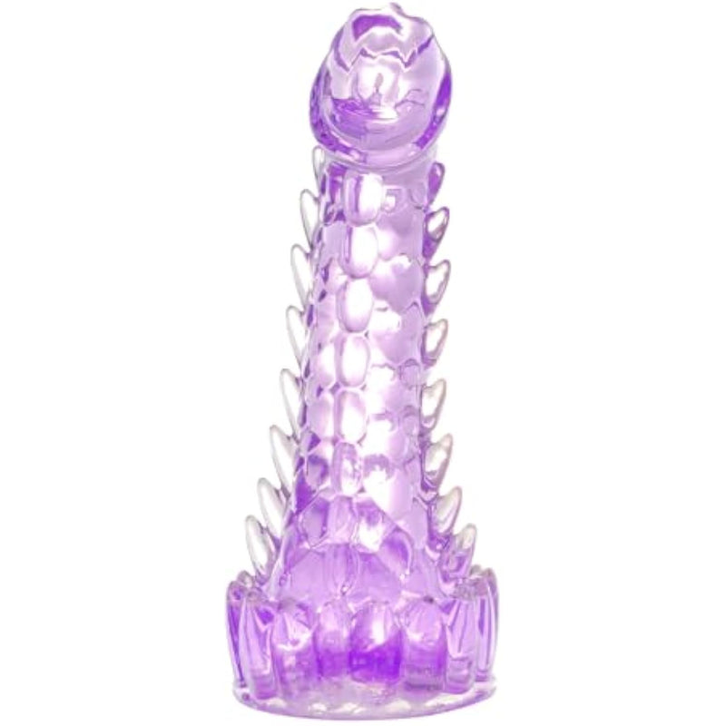 Dragon Dildo,7.8In Purple Dildo Monster Dildo With Suction Cup For Hand-Free Play,Fantasy Dildo Jelly Dildo Adult Sex Toys For Women Men And Couples