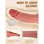 Penis Sleeve, Silicone Cock Sleeve Extension Sheath Penis Ring With Ball Stretcher For Enlarge Thicken, Realistic Dildo Penis Sleeve, Adult Male Sex Toys For Men Couple